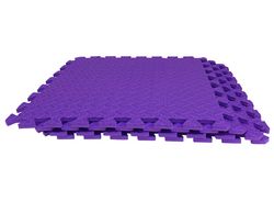 Дитячий килимок пазл Lanor 50x50x1 см Фіолетовий